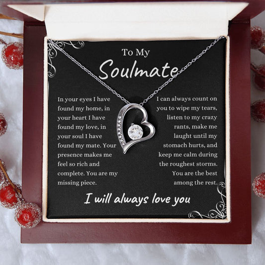 To My Soulmate / Forever Love necklace