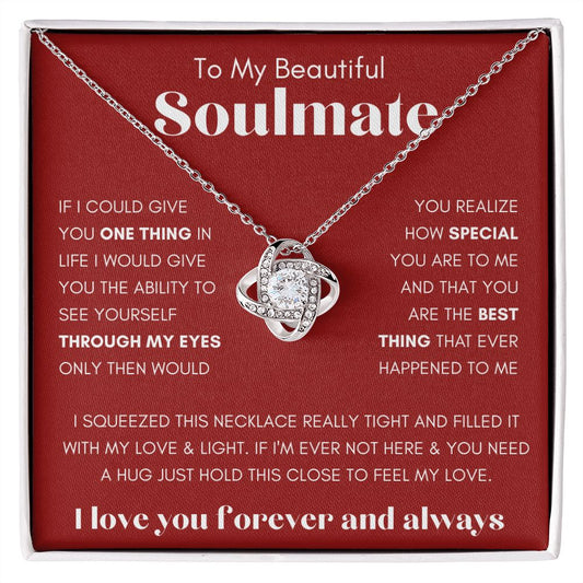 To My Soulmate / I Would Give You The Ability To See Yourself Through My Eyes
